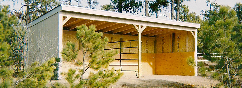 colorado barns loafing sheds - colorado barns falcon